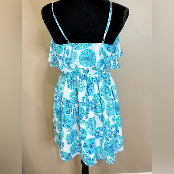 Women’s LILLY PULITZER For Target Sea Urchin ruffle dress- Size XS - Picture 5 of 10
